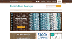 Desktop Screenshot of kelliesbeadboutique.com